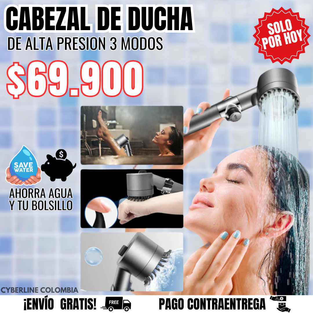 DuchaPower l Cabezal de ducha SPA 3 Modos