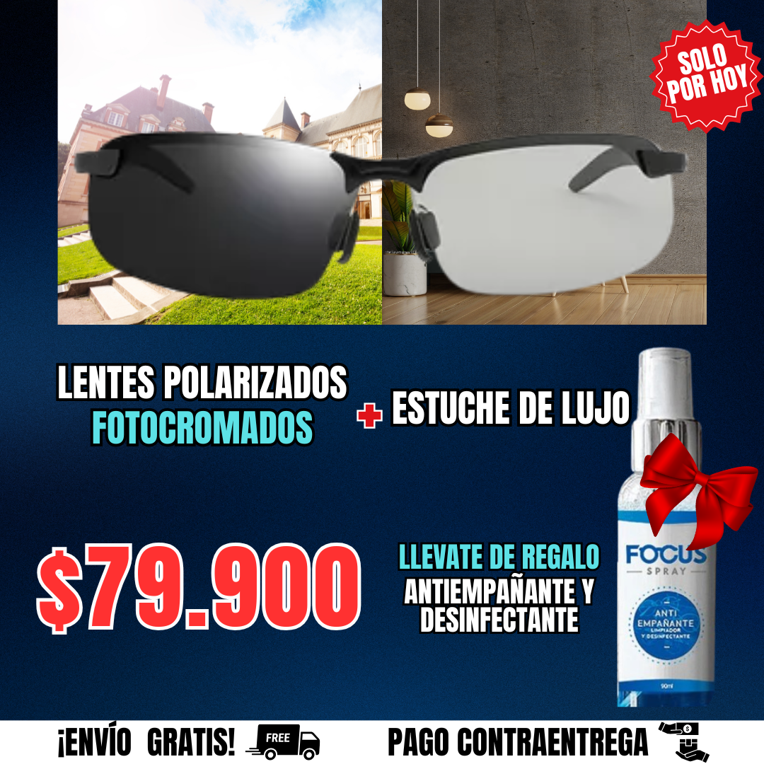 GAFAS GFlex FOTOCROMATICAS + KIT ANTIEMPAÑANTE🎁