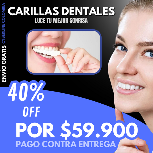 Carillas Dentales Ajustables, Dientes de Ceramica | Snapon Smile™