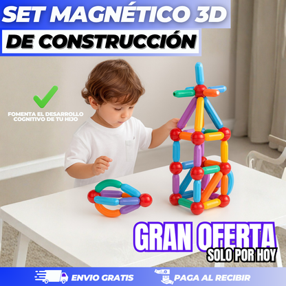 SET MAGNÉTICO DE CONSTRUCCIÓN 3D