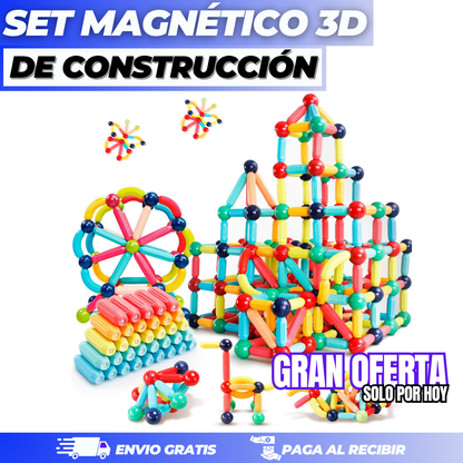 SET MAGNÉTICO DE CONSTRUCCIÓN 3D